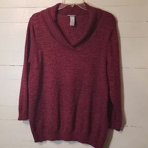 Collared V-Neck Sweater       0028